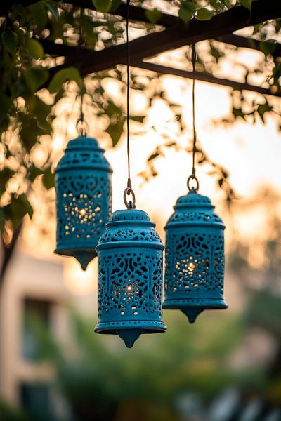 Hängende Laternenkunst von Poster Art Shop