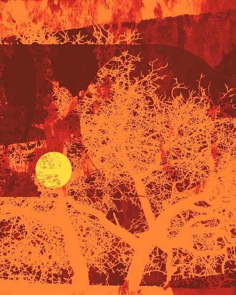 Soleil d'été sur l'Afrique par Mad Dog Art