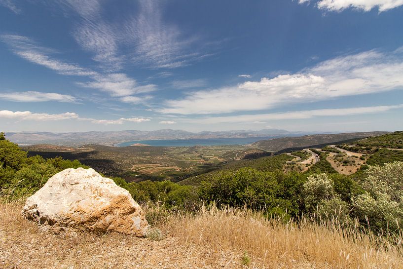 Blick auf Nafplion (Griechenland) von Ellen Middelkoop