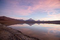 Zonsopkomst in de Atacama woestijn.