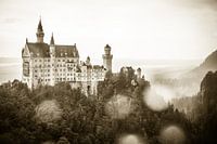 Exterior of Neuschwanstein Castle in Schwangau, Bavaria, Germany
