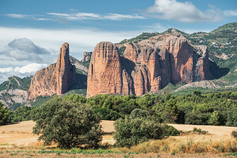 Landschaft von Mallos de Riglos, Spanien. von Lorena Cirstea