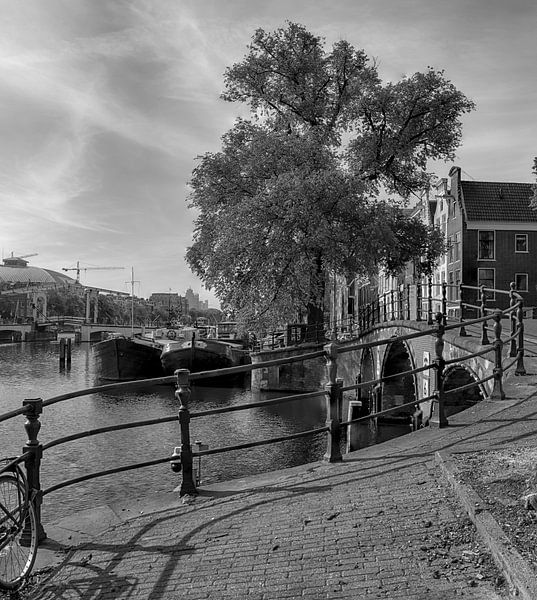 Bridge over Keizersgracht near the Amstel by Peter Bartelings
