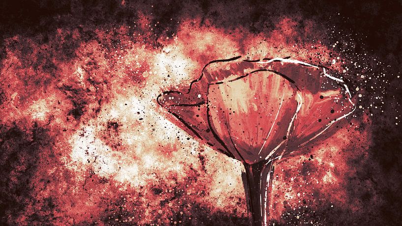 Fleur de carmin par Plus Passie