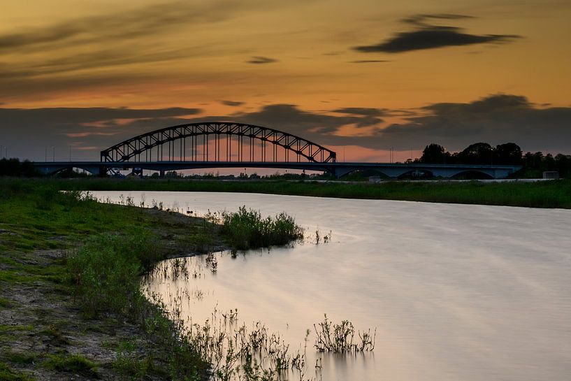The &quot;old&quot; IJsselbrug near Zwolle by Michel Knikker