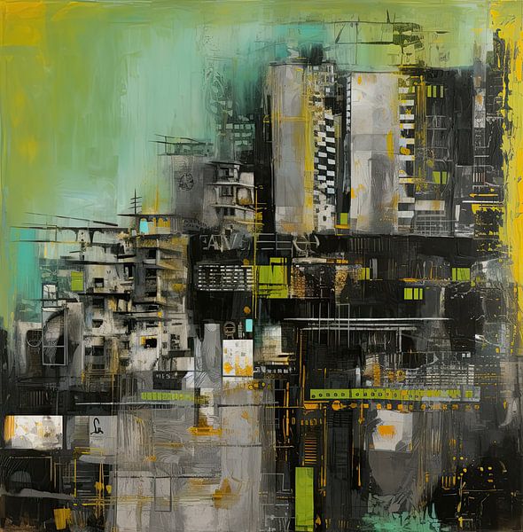 Abstract city by Bert Nijholt