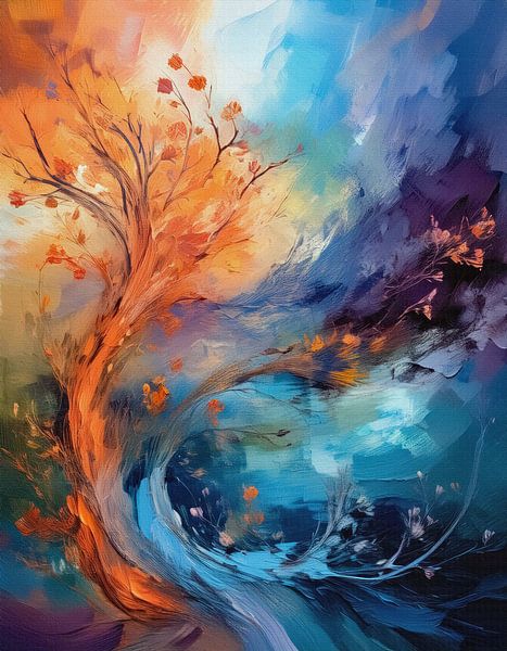 Autumn swirl by Moonheart Artworks