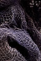 Detail, blau, Jute, abstrakt, Kunst