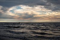 vue sur la mer au coucher du soleil