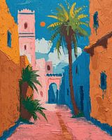 Marrakech colorée, illustration