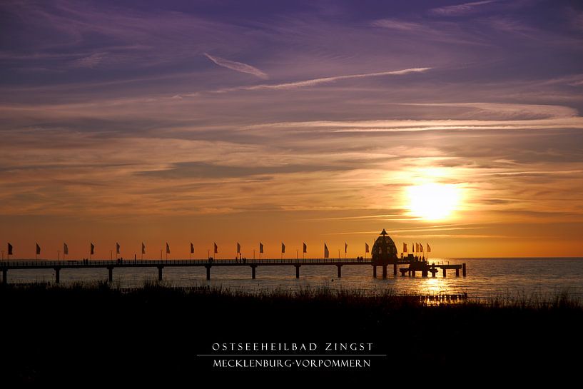 Ostseeheilbad Zingst (without frame) by Felix Lachmann