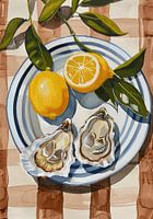 Sommertisch mit Austern