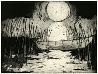 Nuit au clair de lune, Gravure