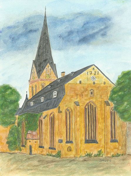 St. Mary's Church Flensburg by Sandra Steinke