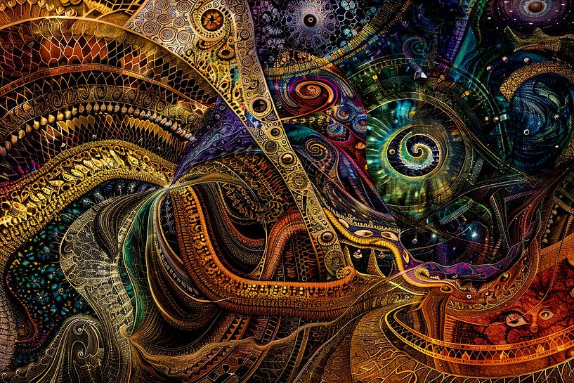 spirituelle Malerei von Egon Zitter