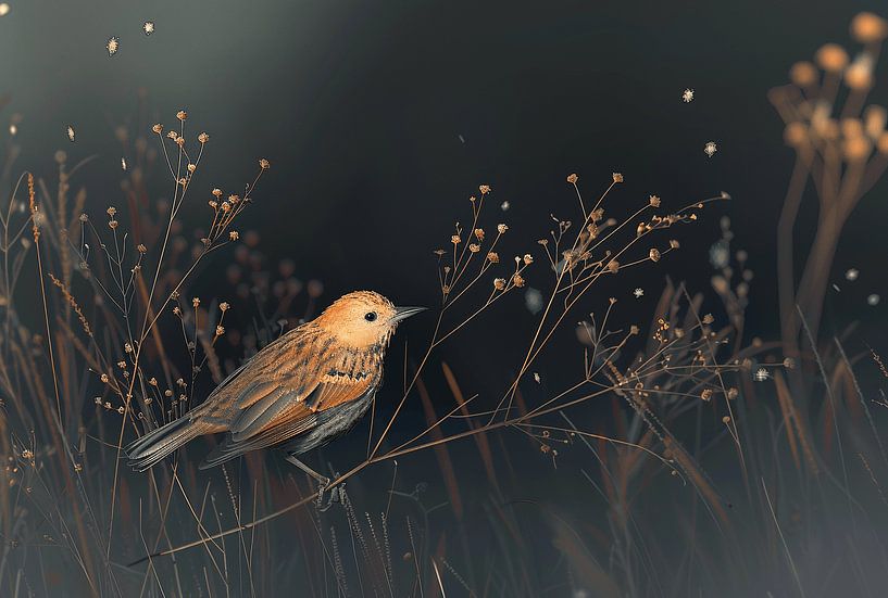 Artistic Feathering of the Bird by Karina Brouwer