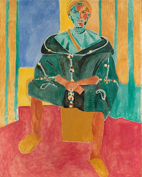 Henri Matisse. The seated Rifain by 1000 Schilderijen