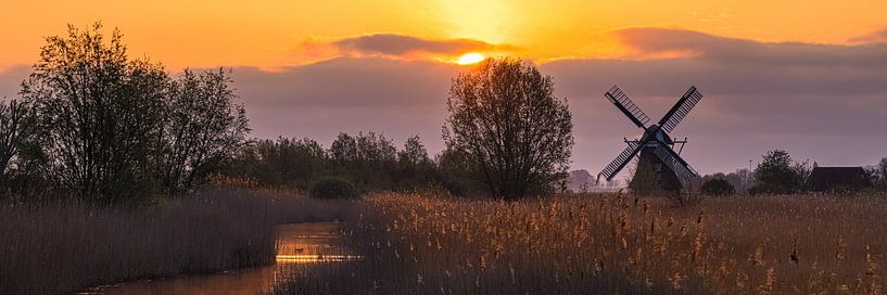 Sunrise at the North Mill by Henk Meijer Photography