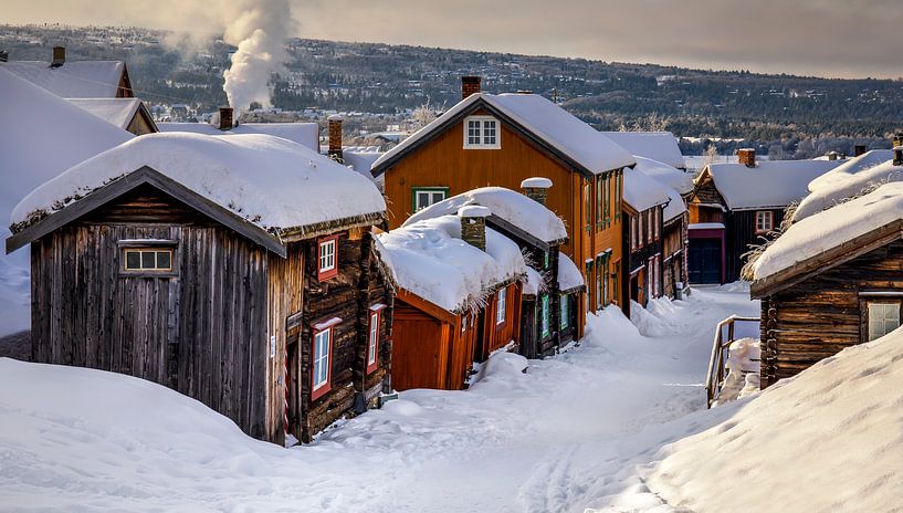L'hiver à Røros, Norvège par Adelheid Smitt