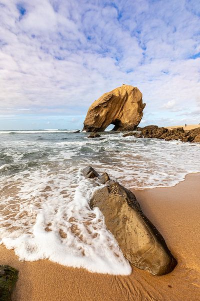 Porte de déferlement dans les eaux de l'Atlantique par Tilo Grellmann