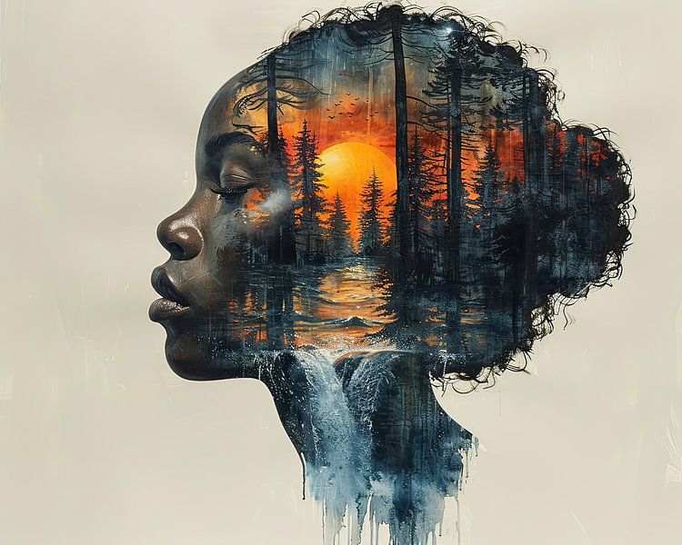 Scherenschnitt von Wunderbare Kunst