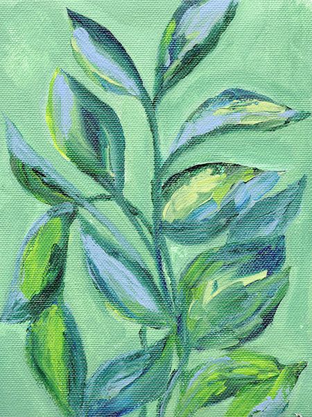 Grünes Laub von Nikita Jariwala