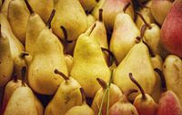 Pears, at a market stall in Valencia
