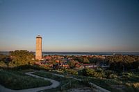Brandaris Terschelling im Licht der untergehenden Sonne