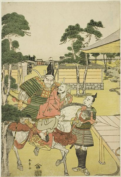 Katsukawa Shunsho - Musashibô Benkei Brings the Captured Tosabô by Peter Balan