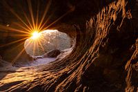 Sunbeams in the Devil's Hole