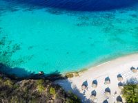 Breathtaking Aerial View of Cas Abou Beach - Tropical Paradise on Curaçao