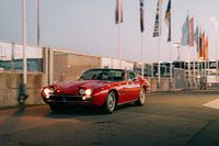 Maserati Ghibli au crépuscule