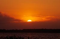 Roter Himmel Egense Fjord