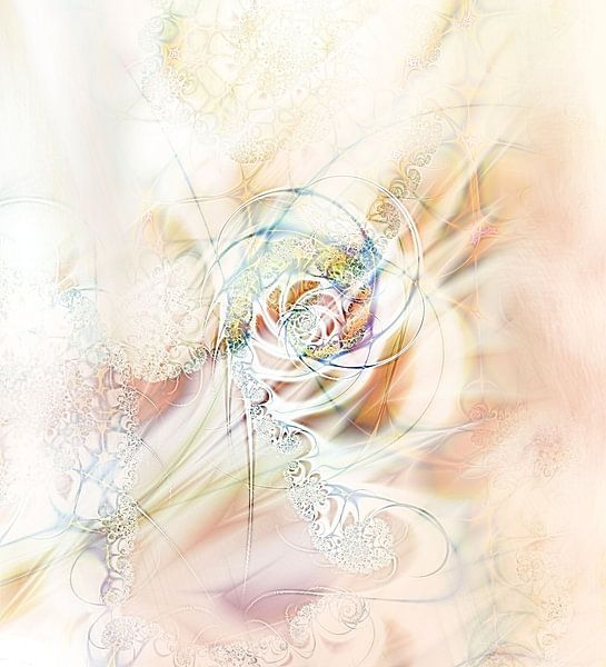 zarter Gruß in Pastell von Claudia Gründler