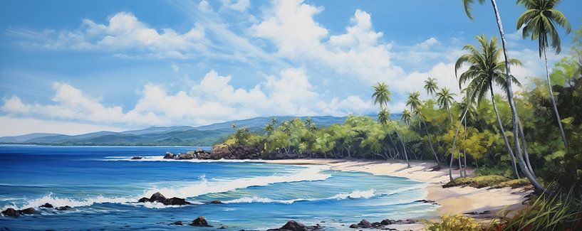 Dominikanische Republik von Abstraktes Gemälde