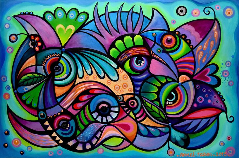 Océan bleu par Annet Raben