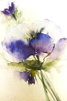 Anemone in Blau