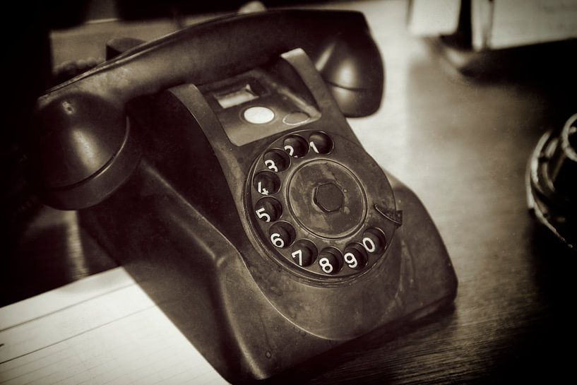 Altes Telefon von Jan van der Knaap