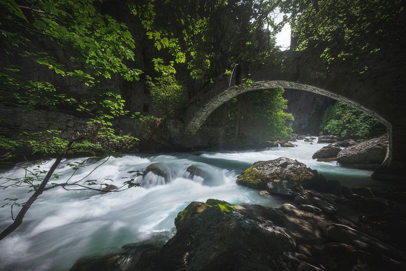 Pont du ravin de Pré Saint Didier. Vallée d'Aoste. par Stefano Orazzini