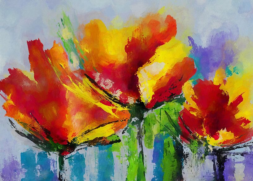 Coquelicots par Angel Estevez