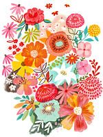 Zomertuin in volle bloei