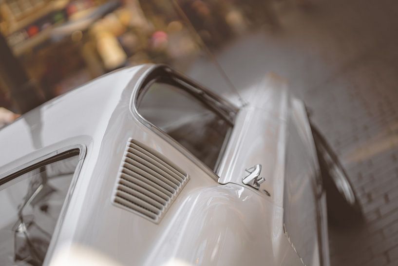 White Ford Mustang Fastback by Roel Timmermans