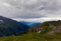 View through the Austrian mountains