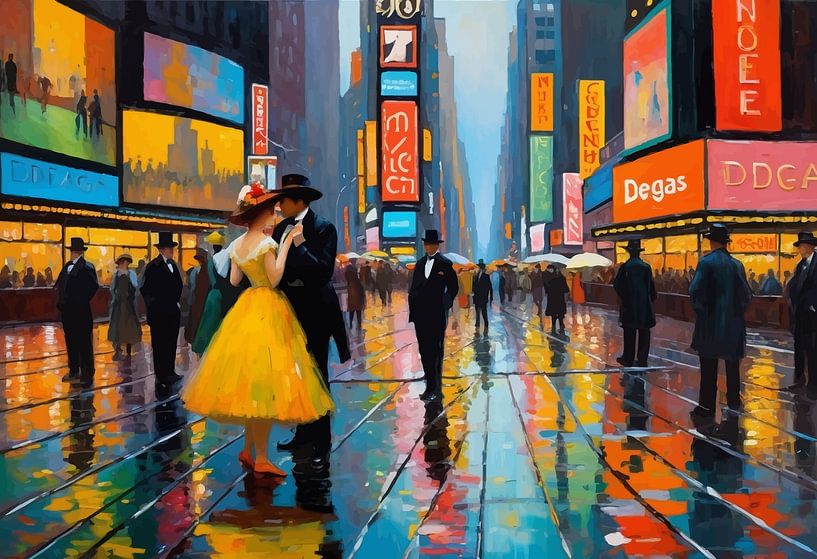 Times Square Nacht von MIROKKU