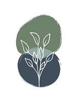 Abstract Botanical Print