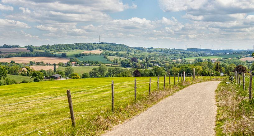 Panorama of the South Limburg landscape near Gulpen by John Kreukniet
