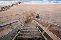 Treppe zum strand in Domburg