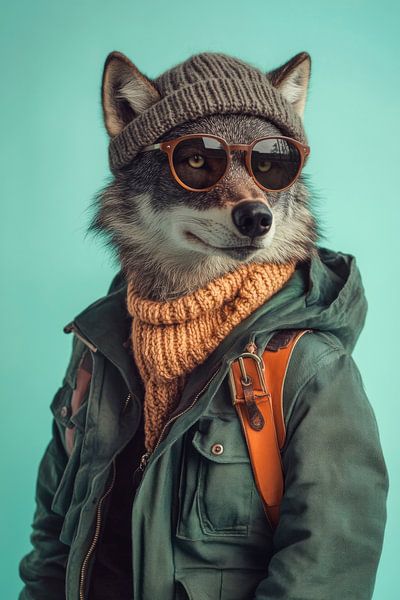 Czechoslovakischer Wolfhund von Poster Art Shop