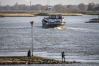 Schip op de Nederrijn