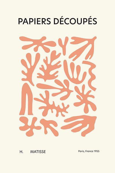 Matisse III - Orange par Walljar